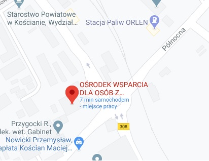 Mapa jak dojechać